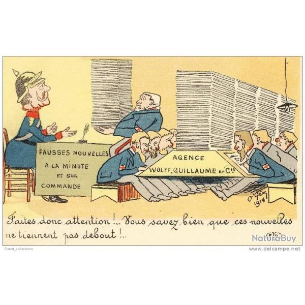 Illustrateur O'Gne - Satire - Guerre 1914-18