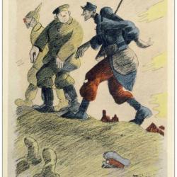 Illustrateur MORISS - Satire Humour Guerre 1914-18