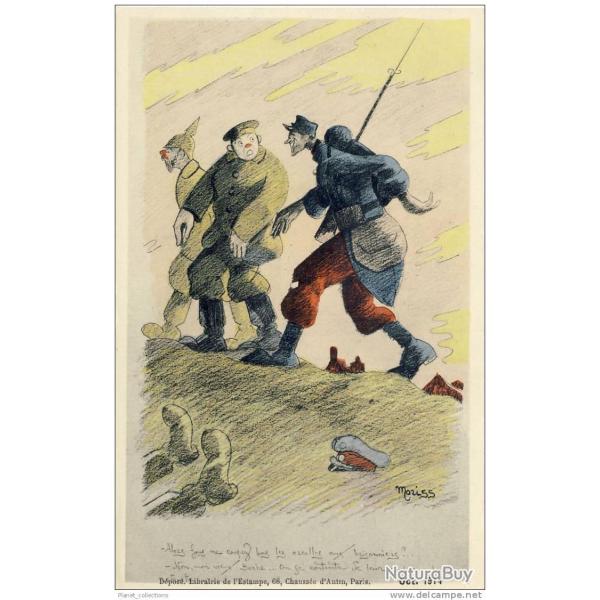 Illustrateur MORISS - Satire Humour Guerre 1914-18