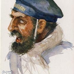 CPA illustrée Emile DUPUIS Guerre Nos Poilus N°5