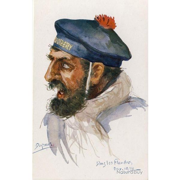 CPA illustre Emile DUPUIS Guerre Nos Poilus N5