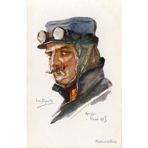 CPA illustre Emile DUPUIS Guerre Nos Poilus N6