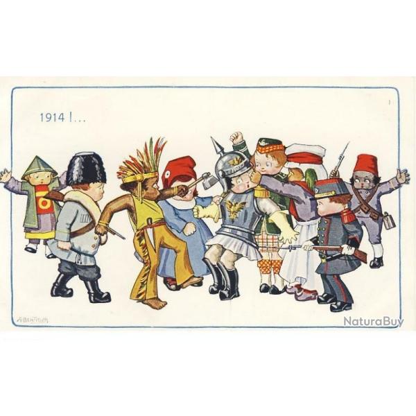 CPA illustre BERTIGLIA A. Italie Propagande Guerre