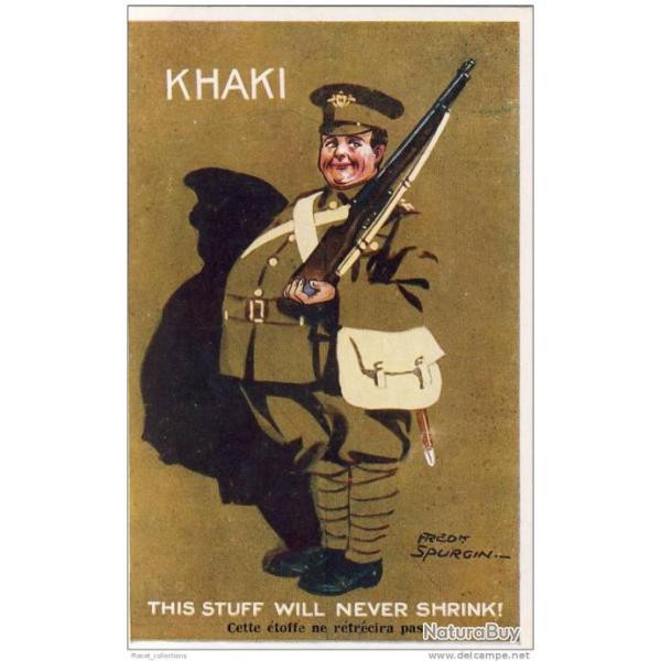 CPA illustre SPURGIN Fred Srie KHAKI N1049 Guerre