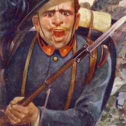 CPA illustrée BALLERIO Osvaldo Italie Propagande Guerre