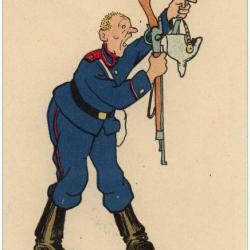 CPA illustrée Mass´boeuf - Guerre 1914-18