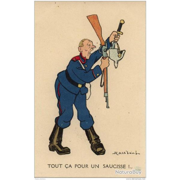 CPA illustre Massboeuf - Guerre 1914-18