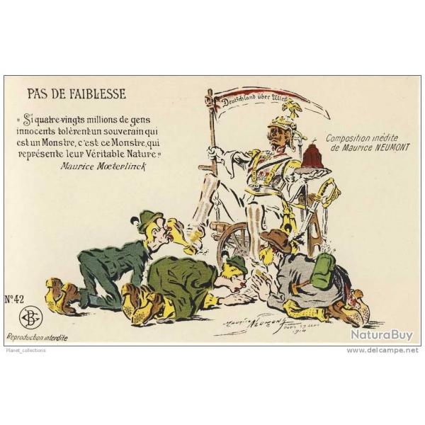 CPA illustre NEUMONT Maurice - Satire - Guerre 1914-18