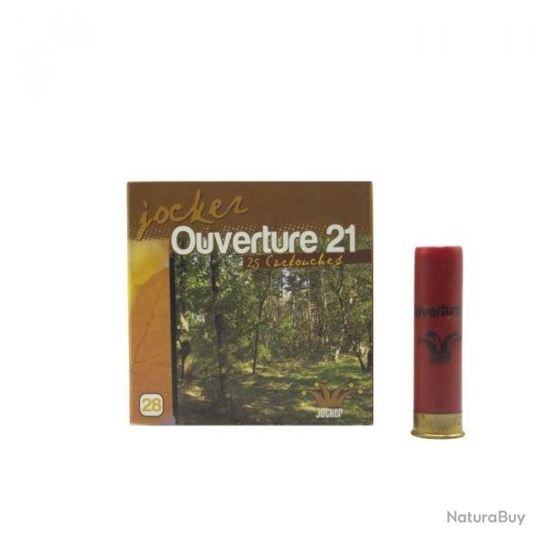 Bote de 25 Cartouches Jocker Ouverture 21 BG Cal. 28 70 08 Par 1