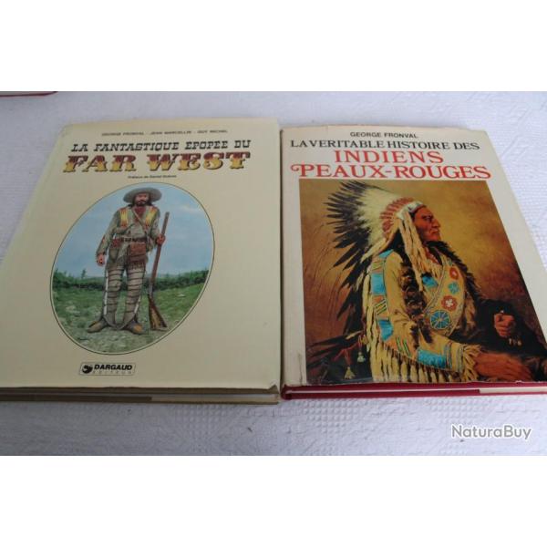 Lot 2 livres far west et indiens