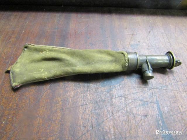 MILITARIA ANCIENNE POIRE A POUDRE BRONZE OUVRAGÉ à couvercle XIXè ORIENTALISTE EUR 65,00 - FR