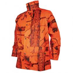 Veste de pluie enfant imperméable camo orange Treeland