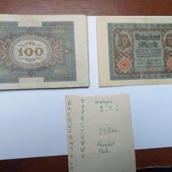 Billets de hundert Mark