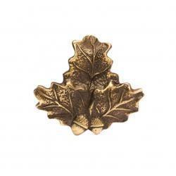 feuille de chêne en bronze (petite) 6,5cm x 6cm