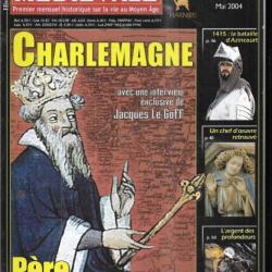histoire médiévale n°53 charlemagne, l'art du combat 2, anges musiciens, dijon nécropole ducs de bou