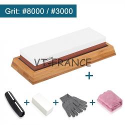 Pierre a Eau pour Aiguiser les Couteaux Double Face, Modele: H