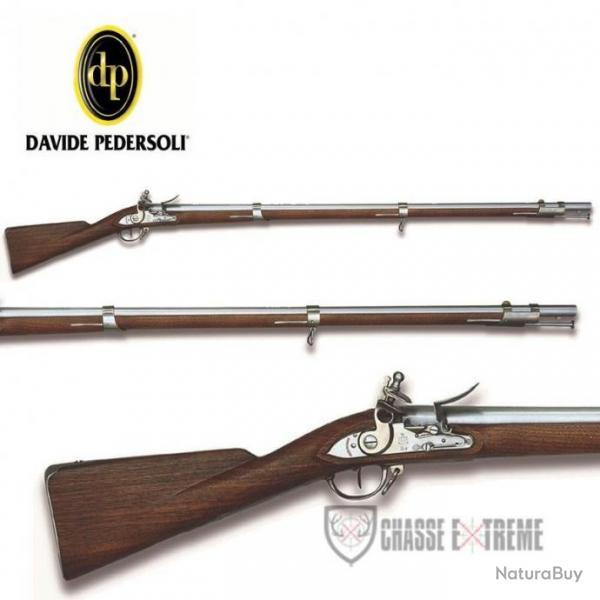 Fusil PEDERSOLI 1795 Springfield  Silex Cal 69