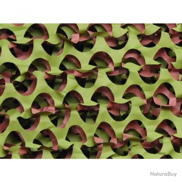 Filet de Camouflage Camo Gamme Basic - Marron/Vert 6x2,4 m - 3x1,4 m
