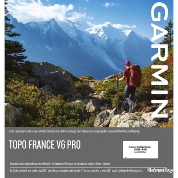 Carte Garmin Topo France V6 Pro Farnce Entire + Dom Tom