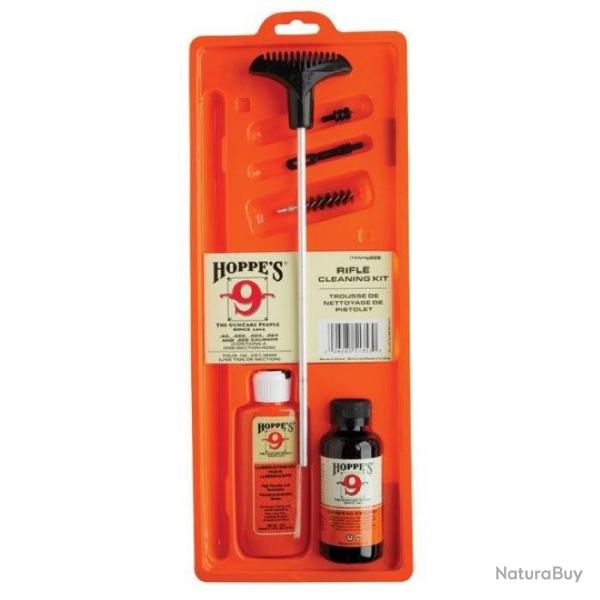 Kit de Nettoyage Pistolet Hoppe's sous Blister - Cal. 38/357/9mm Defa