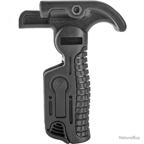 Poigne Avant Tactique de Scurit Mako Repliable pour Rail Picatinny - Noir