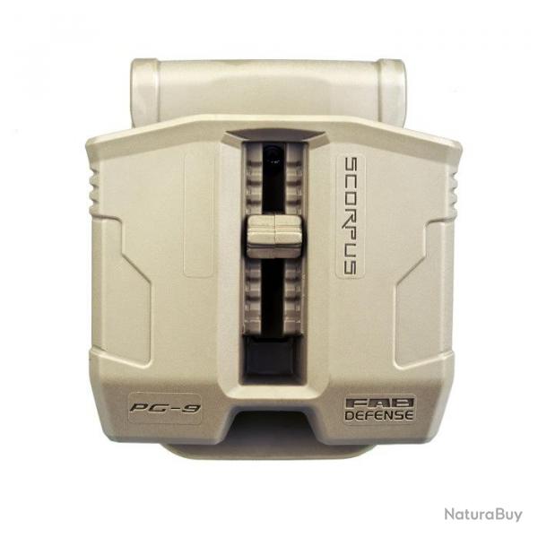 Porte Chargeur Double Paddle Mako pour Glock 17 - Sable