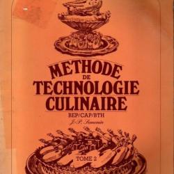méthode de technologie culinaire bep-cap-bth tome 2 de j-p semonin