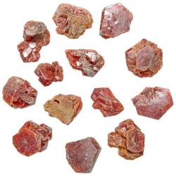 Pierres brutes cristaux de vanadinite - 1 à 2 cm - Lot de 2