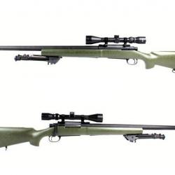 Sniper M24 OD w/ Lunette & Bipied (Snow Wolf)