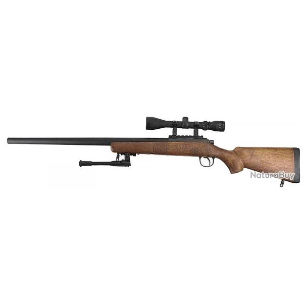 Sniper VSR10 w/ Lunette & Bipied couleur Bois (Well)