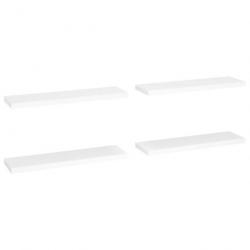 Étagères murales flottantes 4 pcs Blanc 90x23,5x3,8 cm MDF 323819