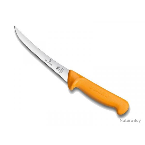 FRED76 COUTEAU DESOSSER VICTORINOX SWIBO 13CM JAUNE NEUF