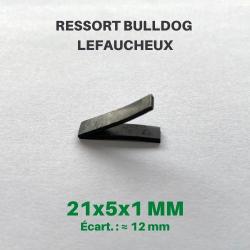 Ressort Bulldog [21x5x1] Écart 12 mm