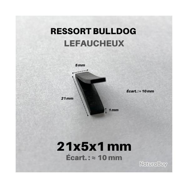 Ressort Bulldog [21x5x1] cart 10 mm