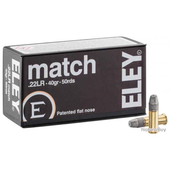 Balles Eley Match Calibre 22 LR