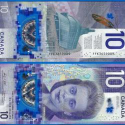 Canada 10 Dollars 2018 Billet Commemo Viola Desmond Polymere Dollar