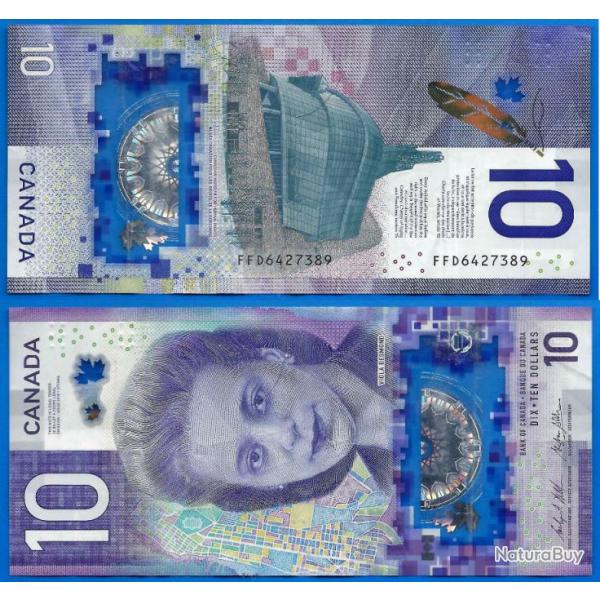 Canada 10 Dollars 2018 Billet Commemo Viola Desmond Polymere Dollar