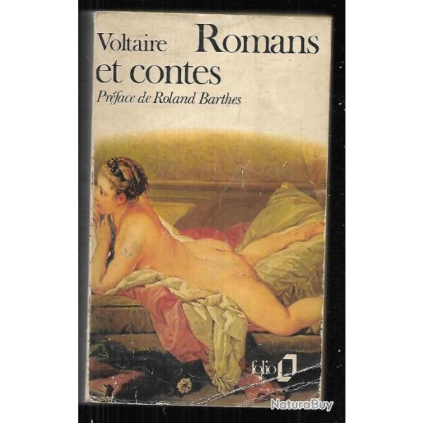 voltaire romans et contes  , format poche folio