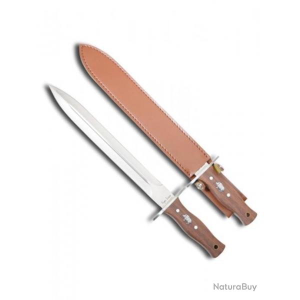 Couteau Chasse avec lame de 28 cm motif Sanglier