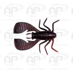 Megabass Fuwabug 3.8inch 4 96 mm Black Back Clear Red