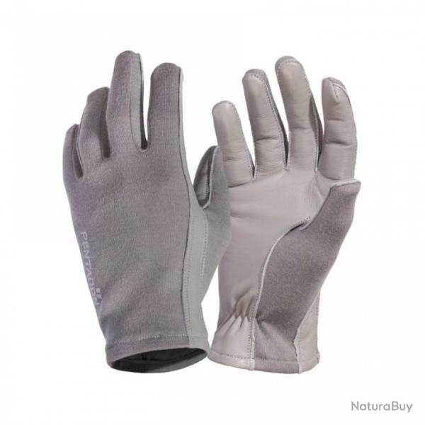 BLACK FRIDAY Gants Pentagon Short Cuff Duty Pilot Nomex Gris