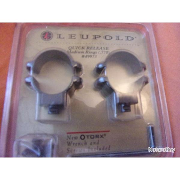 Colliers Leupold Quick release medium ring ( .770 )
