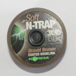 Bobine de tresse Korda N-Trap Soft 30lb Gravel Brown