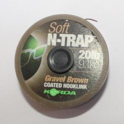Bobine de tresse Korda N-Trap Soft 20lb Gravel Brown