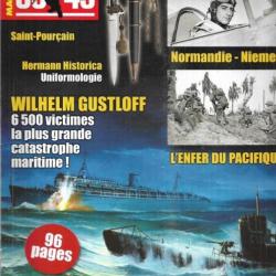 39-45 Magazine 330 normandie niemen, paquebot wilhelm gustloff 6500 victimes, mortier des marines