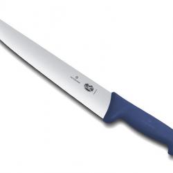 COUTEAU BOUCHER VICTORINOX 28CM BLEU NEUF