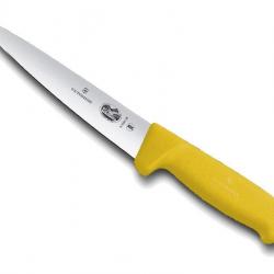 FRED116 COUTEAU SAIGNER VICTORINOX 14CM JAUNE NEUF