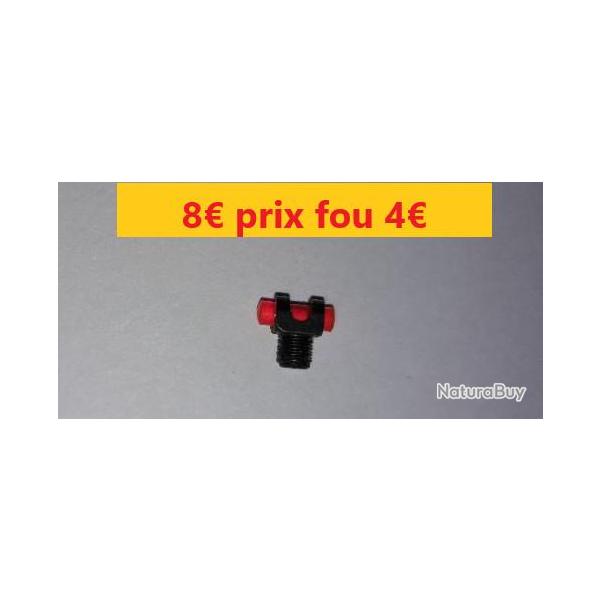 GUIDON "VRAI"  FIBRE OPTIQUE ROUGE     3  MM   PAS DE VIS  3   B3