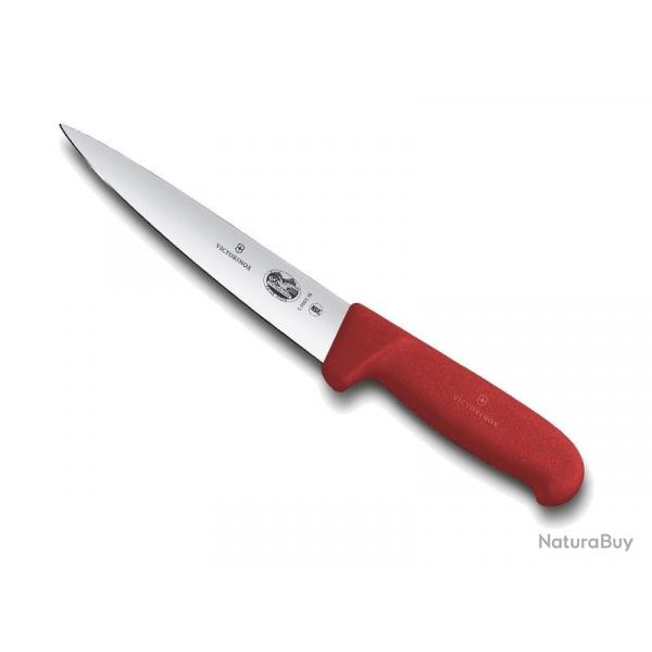 FRED121 COUTEAU SAIGNER VICTORINOX 14CM ROUGE NEUF