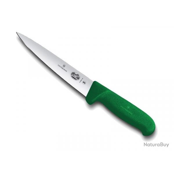 FRED123 COUTEAU SAIGNER VICTORINOX 14CM VERT NEUF